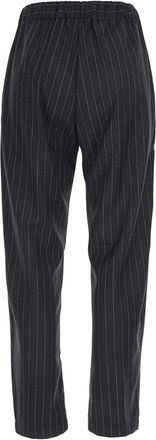 Semicouture Womens Pants Buddy Grey Wool Trousers