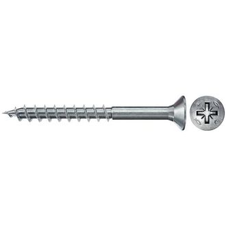 Fischer Tornillos Powerfast Ii Fpf Ii Czp, 30x40 Bc, Cabeza Avellanada, Engarce Pz, Rosca Parcial, Cincado, Caja 1000 Fischer 670049