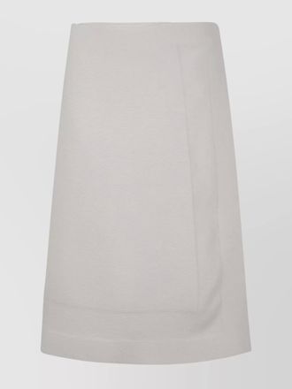 Jil Sander wool straight skirt