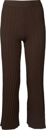 Ronny Kobo Xiomara Knit Pant In Espresso