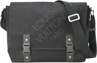 Louis Vuitton Pre-owned Cross Body Bags, male, Black, Size: ONE SIZE Pre-owned Vintage Damier Geant Shoulder Bag