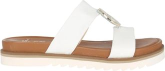 Ara Witte Slide Sandaal voor Vrouwen - Dames - Sandalen - Wit - 40 EU - Schoenen