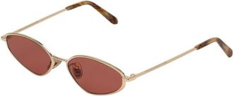 Retro Superfuture Zyra Zonnebrillen - unisex - Zonnebrillen - Geel - 58 MM - Accessoires