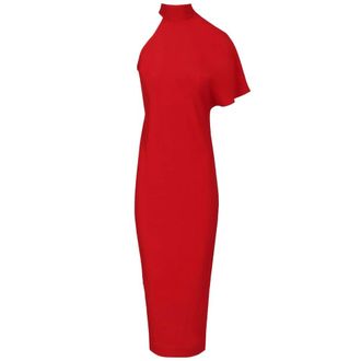 Taller Marmo Absinthe Dress - female - Taller Marmo - Midi Dresses - Red - S - Dresses