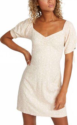 Rvca Lovesong Mini Dress In Primrose