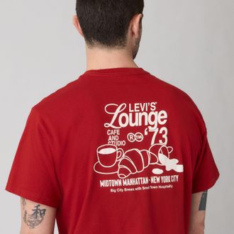 Levi's Relaxed Fit Graphic Tee - Mens - L - Red