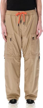 Moncler Beige Nylon Cargo Pants