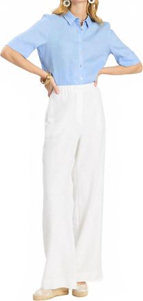 Tyler B&ouml;e Monroe Linen Pants In White