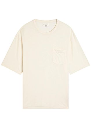 Officine Générale Benny Jersey T-shirt - Cream - XL