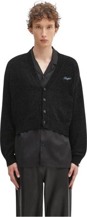 A Bathing Ape Geborduurd Cropped Vest - Heren - Vesten - Zwart - ONE Size - Polyester - Truien & Vesten