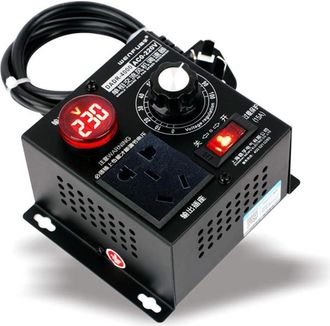 OEM Regulador De Voltaje Ca 220 V, 9 A, 4000 W, Scr, Controlador De Velocidad Del Ventilador Del Motor
