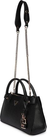 Guess Womens Satchel Bag Black Polyurethane - Satchel-Bags