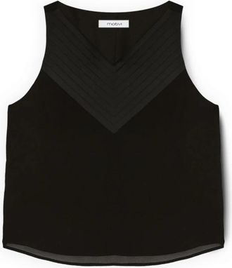 Motivi Sleeveless Tops - Dames - Tops zonder mouwen - Zwart - 2XS - Tops