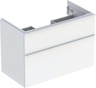 Keramag Keramag - Geberit Icon Mueble Bajo Lavabo, 2 Cajones, 88,8x61,5x47,6 Cm