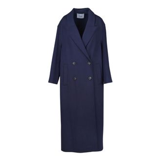 8pm 8Pm, Jassen, Dames, Blauw, S, Wol, Double-Breasted Jacket