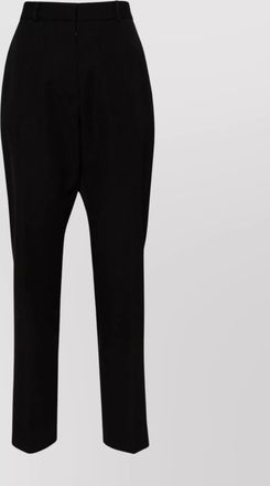 Lanvin wool high waist pleated trousers