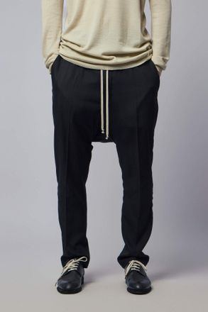 Rick Owens Woven Pants - Drawstring Long