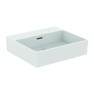 Ideal Lavabo Extra 500x450x150mm Blanco Con Ideal Plus Sin Orificio Para Grifer&iacute;a, Con Rebosadero Ideal Standard