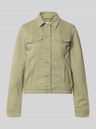 s.Oliver Red Label Regular Fit Jeansjacke aus Baumwoll-Mix in Lind, Gr&ouml;&szlig;e 34