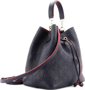 Louis Vuitton NeoNoe Handbag Monogram Empreinte Leather MM bucket bag - Blauw