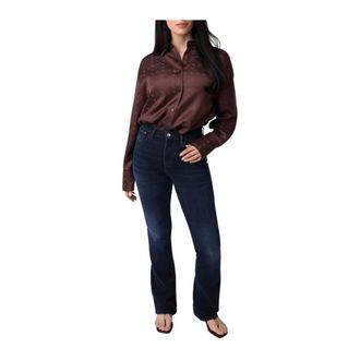 Guess Flare Jeans - Dames - Flared Jeans - Blauw - W28 - Katoen - Jeans