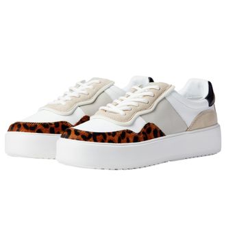 Greats Waverly Court Leopard Multi Calf Hair WVCT01SG Womens