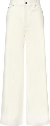 Chlo&eacute; Wide Leg Denim Jeans
