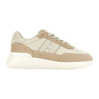 Hogan Sneakers, male, Beige, Size: 10 1/2 US H709 Cube Sneakers