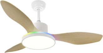 OEM Ventilador Dc 48+7w Mandala Blanco 3asp 120d 4080l 3000-4500-6500k+rgb Remo+r.int+memo+temp