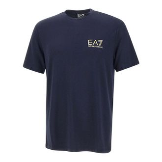 Emporio Armani Gold Label T-shirt - Heren - T-shirts - Blauw - S - Tops