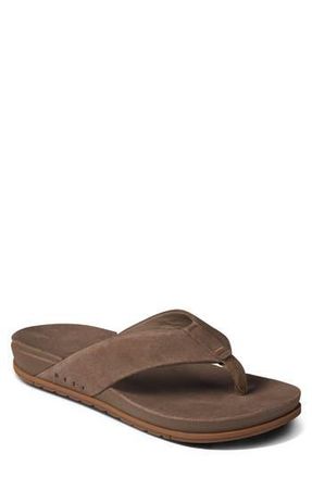Reef Ojai Suede Flip Flop in Brown at Nordstrom Rack, Size 13