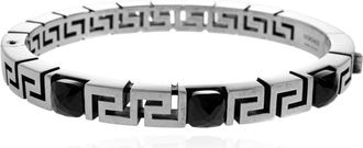 Versace Greca Armband - Dames - Armbanden - Grijs - M - Accessoires