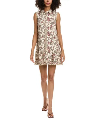 Max Studio Sleeveless Button Front Mini Shirtdress