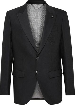 Billionaire Boys Club Blazer Crest - Heren - Blazers - Zwart - L - Wol - Jassen