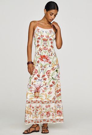 Farm Rio Anthropologie x Farm Rio Printed Strappy Maxi Dress