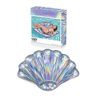 Trade Shop Trade Shop - Materassino Gonfiabile Lounge Conchiglia Iridescente 185x114cm Mare Piscina 43414