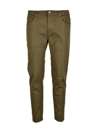 Dondup Green Brighton Cotton Elastomultiester Elastane Jeans
