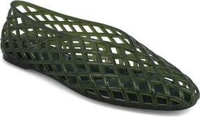 Mia Bali Jelly Flat in Green at Nordstrom Rack, Size 10