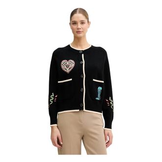 Never Fully Dressed Cardigan - Dames - Truien - Zwart - Maat: XS Viscose