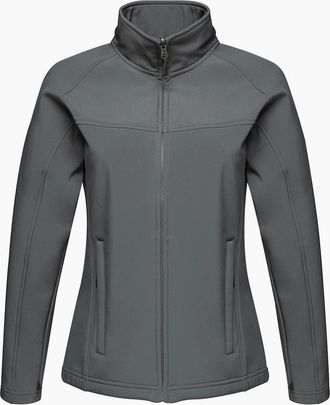 Regatta Womens Regatta Ladies Uproar Softshell Wind Resistant Jacket - Grey - Size: 20