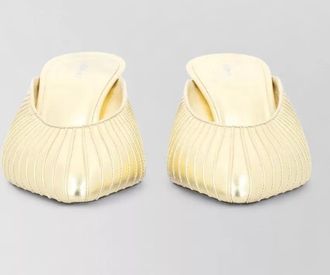 Versace leather gianni mules