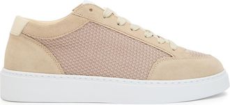 Cleens Luxor Slim Panelled Mesh-knit Sneakers - Tan - 7.5 (IT41.5 / UK7.5)