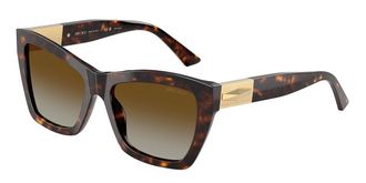 Jimmy Choo London JC5031 Polarized 5002T5 Womens Sunglasses Tortoiseshell Size 54