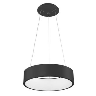Netlighting Modern LED Hanging Pendant Black Warm White 3000K 1760lm