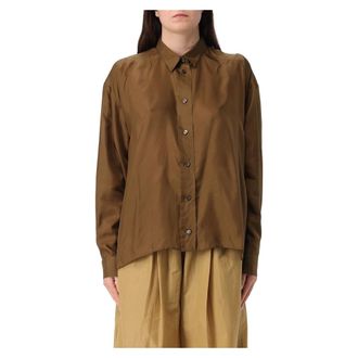 Maliparmi Shirts, female, Brown, S, Light Ramie Shirt