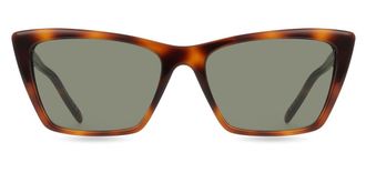Saint Laurent SL 737 MICA THIN 003 Womens Sunglasses Tortoiseshell Size 54