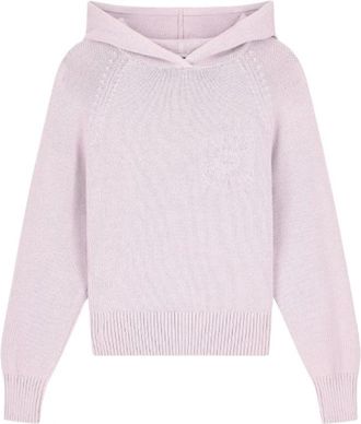 A|X Armani Exchange Knit Pullover - Dames - Hoodies - Roze - S - Katoen - Hoodies & sweatvesten