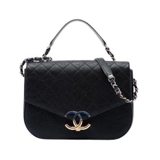 Chanel Pre-owned Borsa Satchel Trapuntata in Caviar - - Pre-owned - Donna - Nero - ONE SIZE