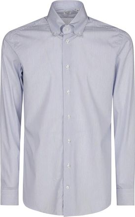 Borriello Hombre, Camisas, Azul, Talla: L