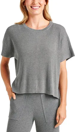 Splendid Georgie Rib Cashmere-Blend Sweater